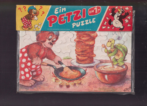 Petzi puzzle top zustand ende - petzi,