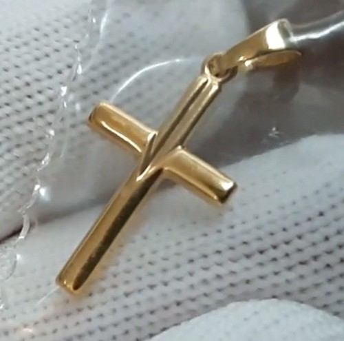 Echt gold kreuz anhänger - ***,
