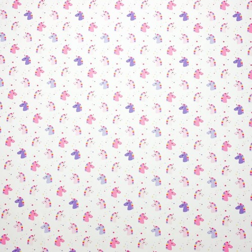100 baumwollstoff einhorn - baumwollstoff,