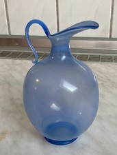 Glas Vase, Kanne, blau