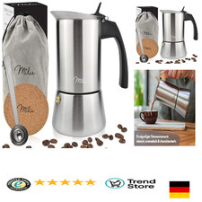 Edelstahl Espressokocher | 4 Tassen | Induktionsgeeignet