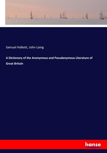 Dictionary the anonymous - of,