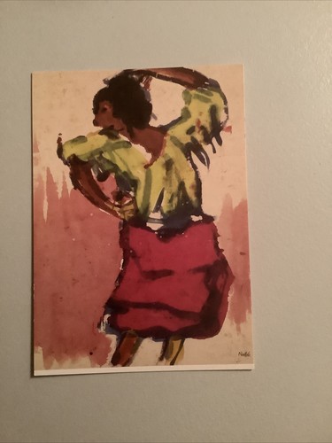 Kunst postkarte tänzerin - postkarte,,