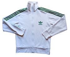 Adidas OG Beckenbauer Vintage Retro Jacke weiß grün Firebird Jacket Orginals XL