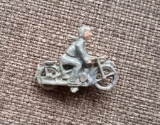 Wiking H0 Motorradfahrer graumeliert 50er Jahre unvergl.