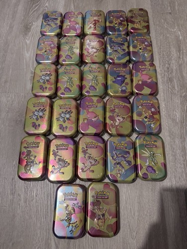 Pokémon mini tins - pokémon,