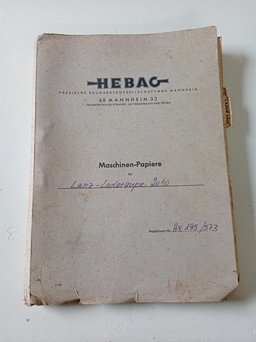 Hebag lanz john deere - hebag,