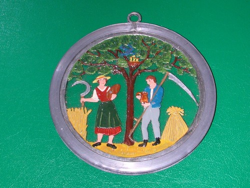 Glas fenster bild rund - glas,