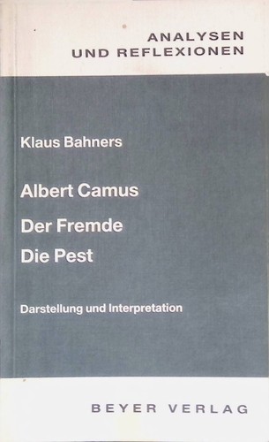 Albert camus der fremde - camus,, fremde,