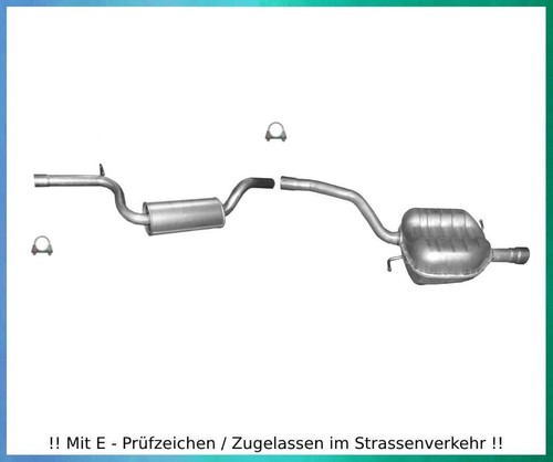 Auspuffanlage für passat - auspuffanlage,
