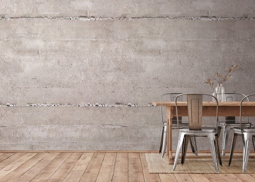 Fototapete vlies beton mauer - beton,