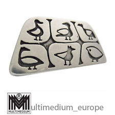 Modernist 925er Sterling Silber Brosche Vogel Vintage silver brooch