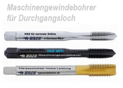Gewindebohrer baer m16 - baer, m2