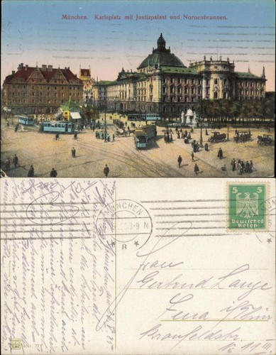 Ansichtskarte münchen - ansichtskarte,