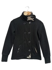 BURBERRY Sweatjacke Kinder 140/146 Schwarz Klassisch Baumwolle