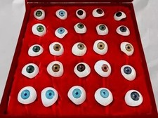 Premium Prothese - 25er Set Mix Augenfarbe desinfiziert handgefertigt