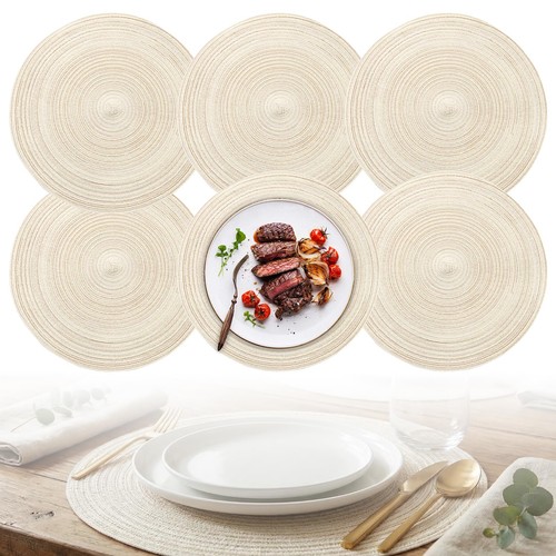 Tischset rund geflochten - tischset, boho