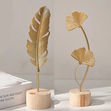 Gold Ginkgo Blatt Skulptur