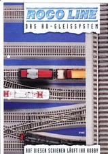 ROCO LINE ,  das HO - Gleissystem , gut erhalten , 16 Seiten