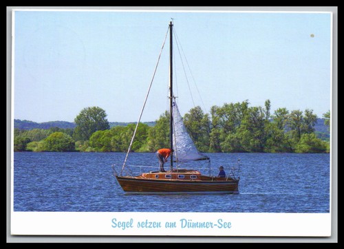 Ansichtskarte dümmer see - ansichtskarte, dümmer-see