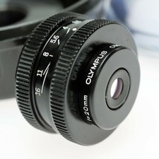 OLYMPUS ZUIKO OM MACRO PHOTO 3.5 f 20 mm RMS LUPENOBJEKTIV LOUPE LENS MAKRO