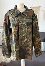 SPEKON Camouflage Hemdjacke Militär Bundeswehr Motto Fastnacht Vintage Gr. L