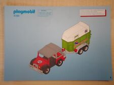 Playmobil Bauanleitung 4189 Reiterhof Geländewagen Anhänger, A5 , 8 Seiten