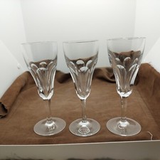 3 Sektgläser Bleikristall Kristallglaswerk Hirschberg Serie "Bern"