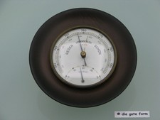 WETTERSTATION - -- LUFFT 564 -- - Barometer Thermometer - rundes HOLZGEHÄUSE