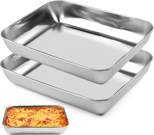 Edelstahl backblech set - edelstahl, 2