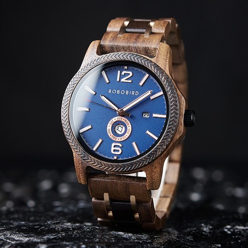 Holzuhr holz armbanduhr herren - holzuhr,