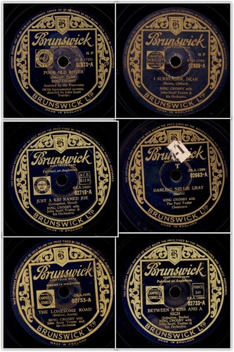 Bing crosby and his songs - 6x,