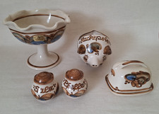 Heyde Keramik Konvolut Schale Hackepeterschwein Salzstreuer Pfefferstreuer Butte