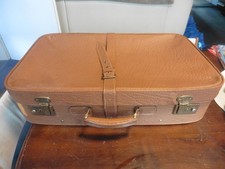 alter Koffer Braun mit Riemen Vintage Ideal für Oldtimer oder Cabriolet