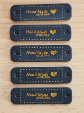 Nähen DIY 5 PU-Leder Label