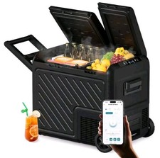 Wolfbox Kompressor Kühlbox 45L 12/24V 230V Auto Camping Wohnmobil Boot. Neu 