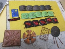 DDR um 1960 kunstvoll emailliertes SCHMUCK SET - diverse Teile