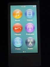 Apple iPod Nano 7. Generation, 16GB, Bluetooth, Blau