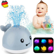 2 in 1 Kinder Baby Badespaß Badewannen-Spielzeug Walspray Induktion Spielzeug