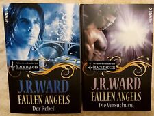 2 Bücher Fallen Angels  Der Rebell u.d. Versuchung von J. R. Ward, TB Heyne