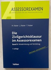 Die Zivilgerichtsklausur im