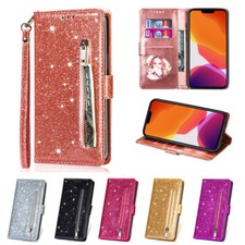 Glitzer Klapp Tasche