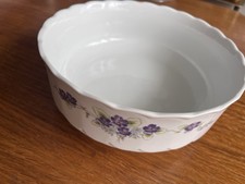 Schale, 20 cm, Veilchenmuster