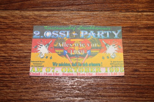 Kleiner flyer ossiparty 1995 - kleiner,