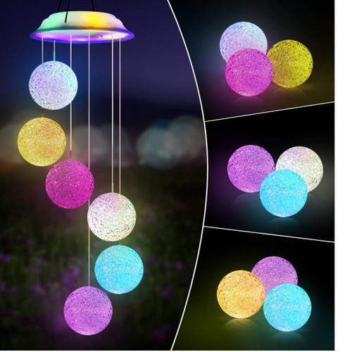 Solar windspiel außen led - windspiel,