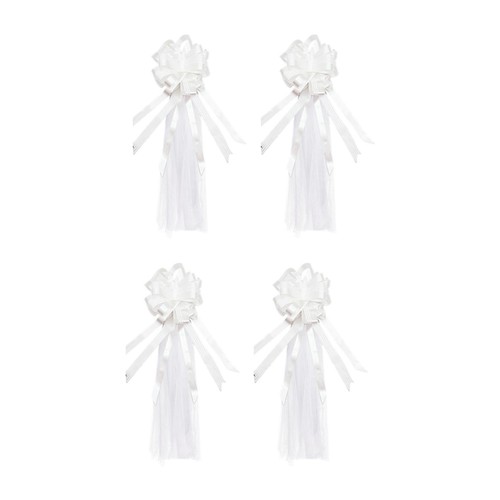 4pcs hochzeit pew bögen weiß - pew,