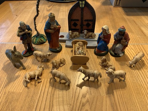 Weihnachtsgrippe gipsfiguren - weihnachtsgrippe,,