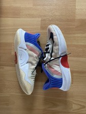 Nike Air Zoom Tennis Schuhe, Sandplatz, Weiß Blau, Größe 41