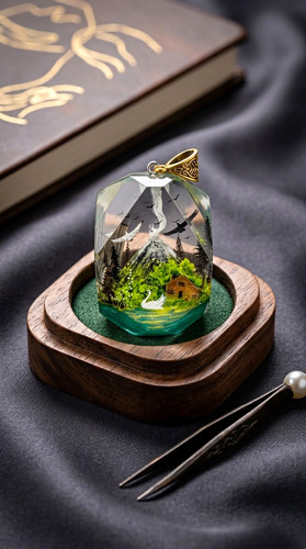 Handmade harz kette - harz,