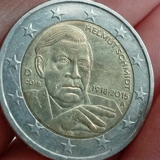 2 Euro Münze Helmut Schmidt